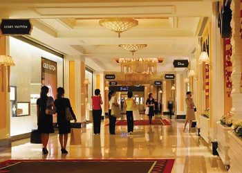 The mall at Wynn Macau