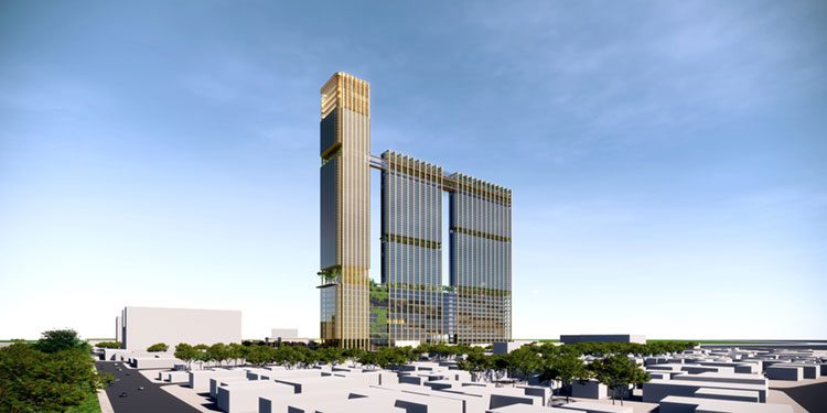 Architecture firm releases spectacular new renderings of Naga3 development featuring highest point in Phnom Penh