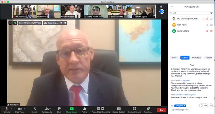 Walt Power provides insights into Macau gaming industry as IAG hosts unique GAME3 online event