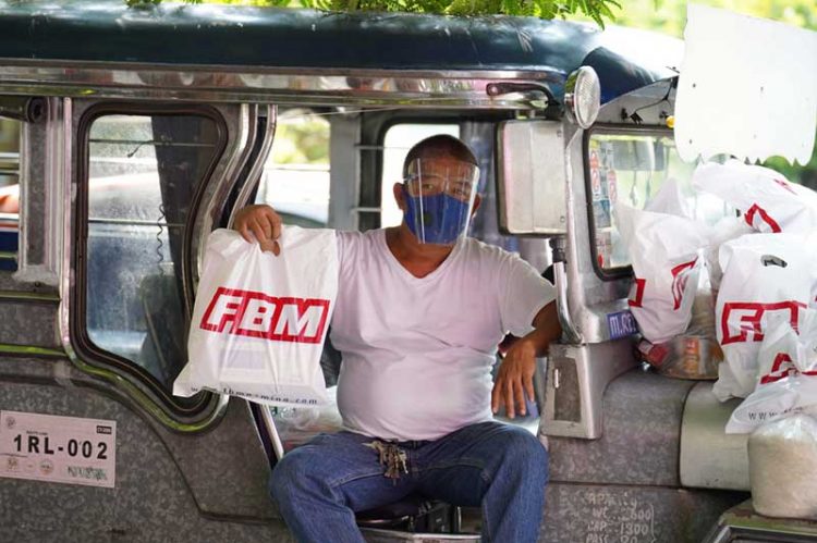 FBM donates 5,000 food and medical kits to Philippines Jeepney drivers