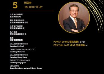 2020 Asian Gaming Power 50: Number 5 – Lim Kok Thay