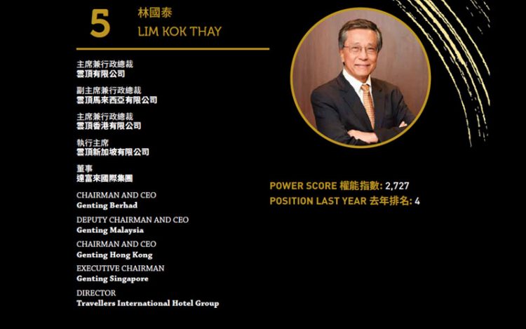 2020 Asian Gaming Power 50: Number 5 – Lim Kok Thay