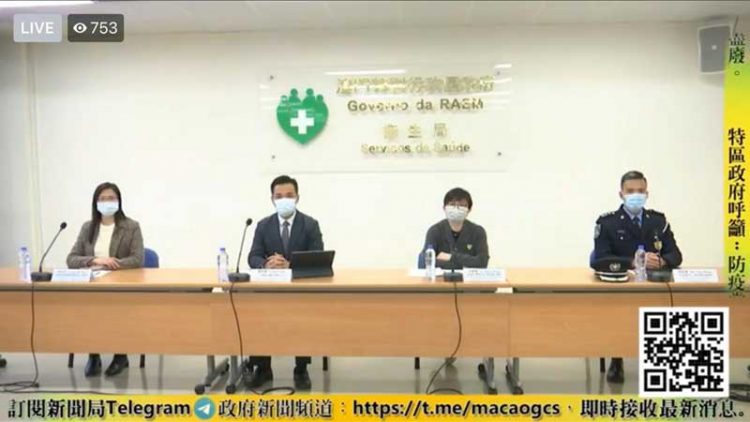 Macau to extend quarantine period from 14 to 21 days for all arrivals to Macau from Hong Kong and any location outside mainland China or Taiwan