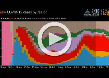 Worldwide COVID-19 cases through 26 January 2021