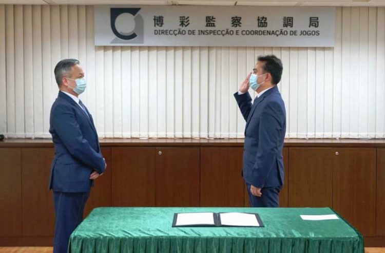 New DICJ deputy director Lio Chi Chong takes office