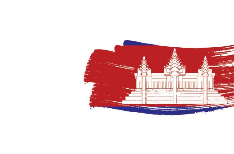 Jumbo cruising into Cambodia