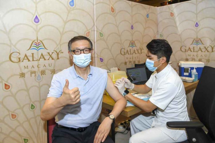 Macau vaccination drive sees 6,000 casino staff receive COVID-19 vaccines
