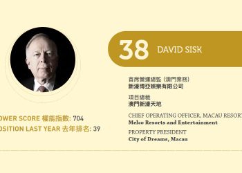 2021 Asian Gaming Power 50: Number 38 – David Sisk