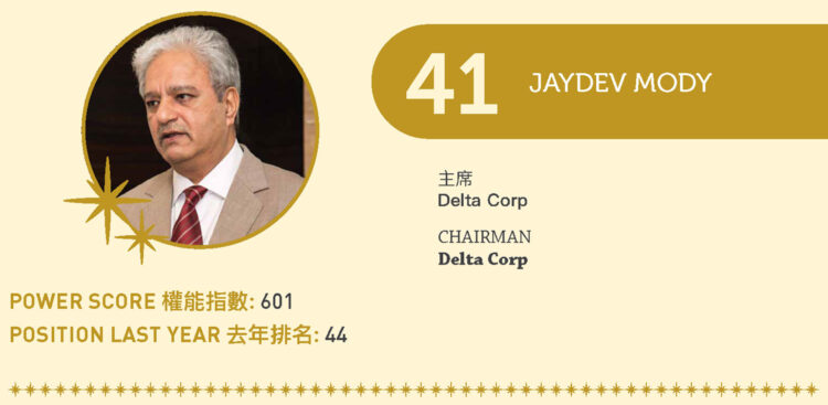 2022 Asian Gaming Power 50: Number 41 – Jaydev Mody