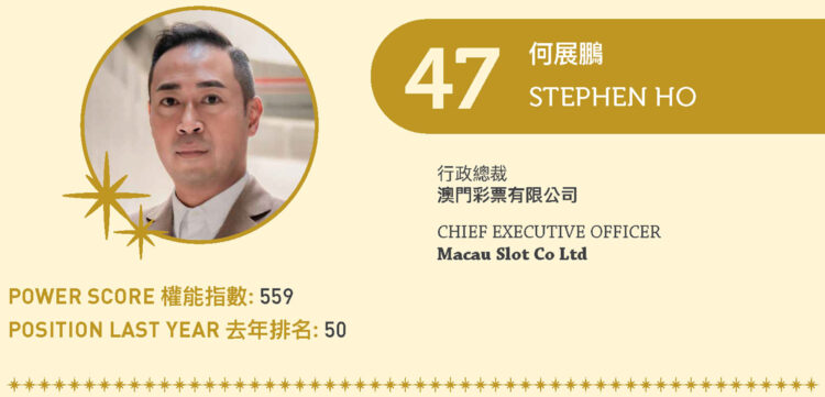 2022 Asian Gaming Power 50: Number 47 – Stephen Ho