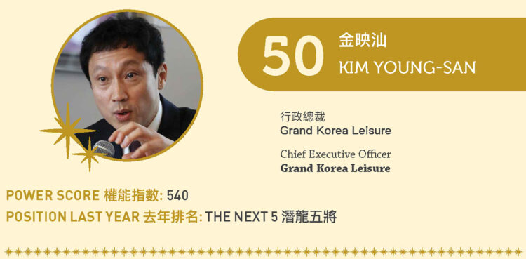 2022 Asian Gaming Power 50: Number 50 – Kim Young-san