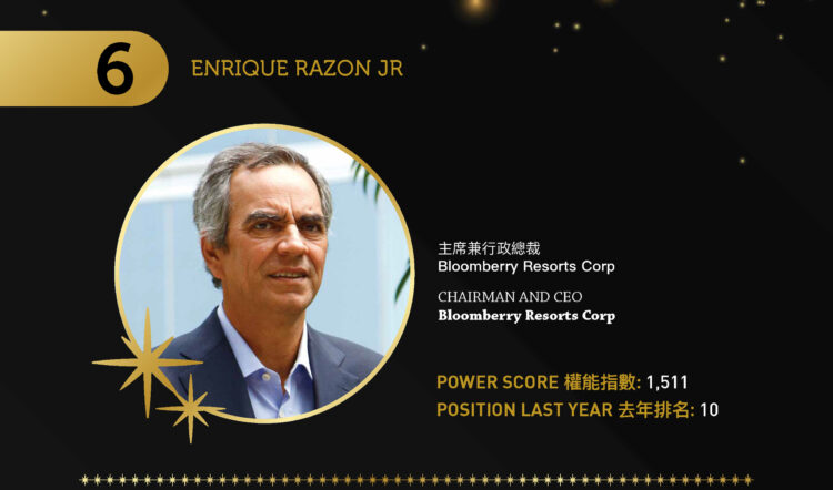2022 Asian Gaming Power 50: Number 6 – Enrique Razon Jr