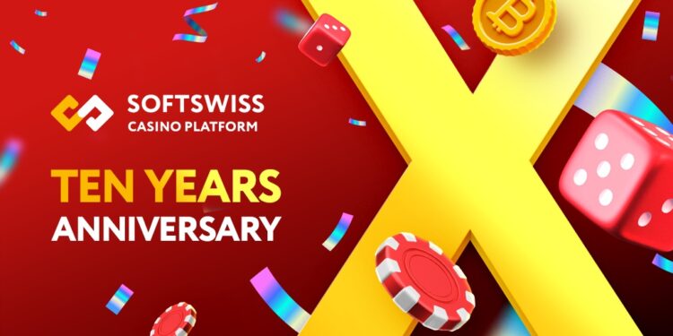 SOFTSWISS celebrates 10th anniversary of casino platform