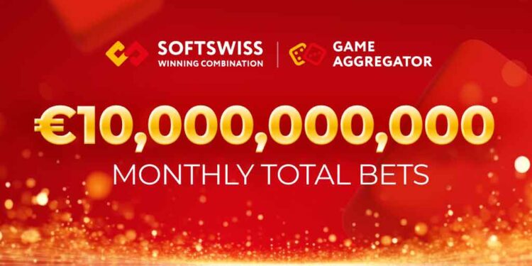 SOFTSWISS Game Aggregator generates record €10 billion in total bets in July
