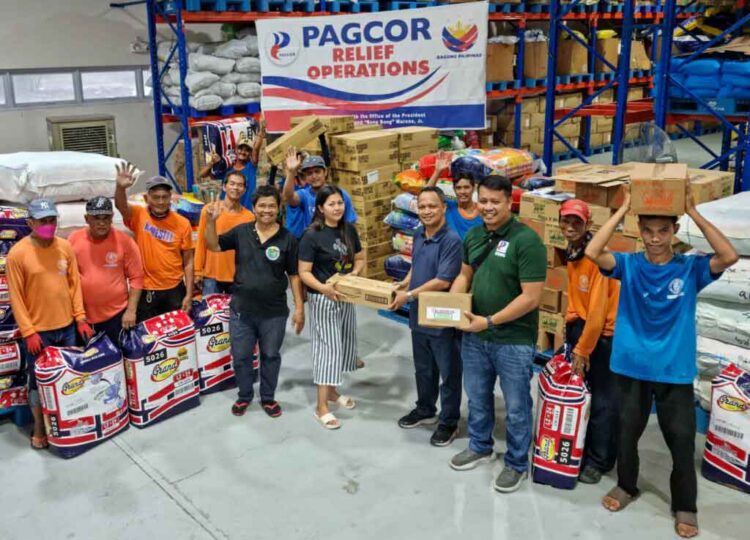 PAGCOR delivers 5,000 relief packs to flood-hit Marikina City
