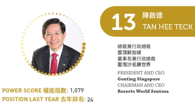 2023 Asian Gaming Power 50: Number 13 – Tan Hee Teck