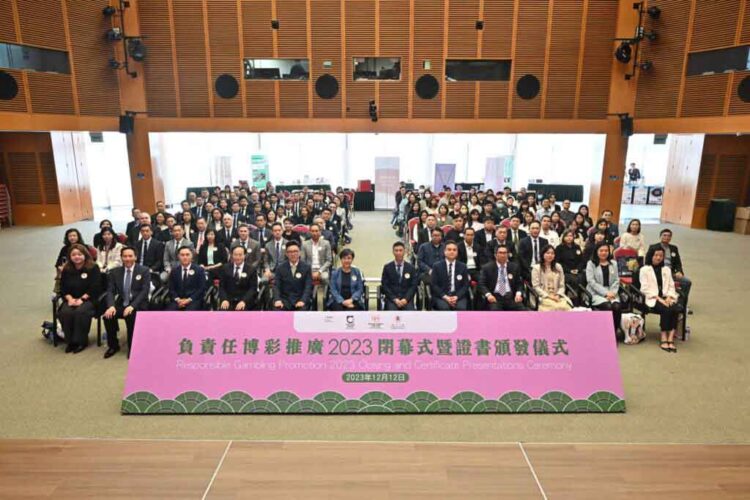 Macau entities honor contributors as Responsible Gaming Promotions 2023 officially closes