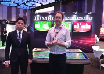 Jerry Hu showcases Jumbo’s latest products at MGS