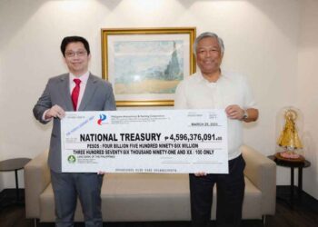 PAGCOR remits US$81 million to National Treasury including 25% advance