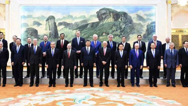 MGM Resorts CEO Bill Hornbuckle among US business leaders who met with China’s President Xi Jinping in Beijing on Wednesday