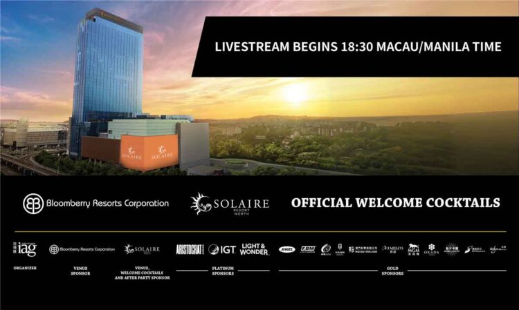 IAG to Live Stream 2024 Power 50 Bloomberry and Solaire Welcome Cocktails from Solaire Resort North from 6:30pm Friday