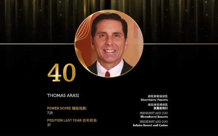 2024 Asian Gaming Power 50: Number 40 – Thomas Arasi