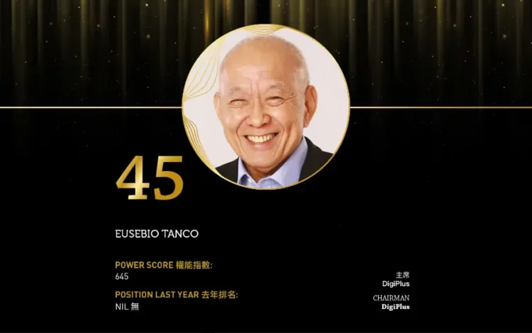2024 Asian Gaming Power 50: Number 45 – Eusebio Tanco