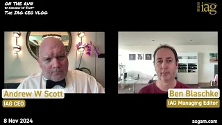 On the Run “Power 50 edition” by Andrew W Scott, the IAG CEO Vlog, with Ben Blaschke