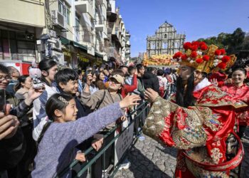Macau visitor arrivals total 1,309,595 during eight-day CNY Golden Week, down 3% year-on-year