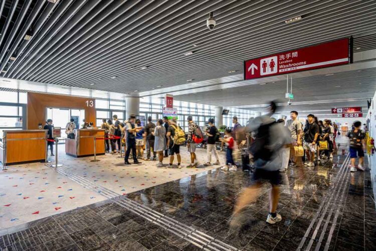 Macau International Airport saw passenger numbers fall in five of six months during 1H25
