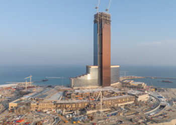 Wynn Al Marjan Island completes all hotel structural work, cites progress on Wynn Bridge link road
