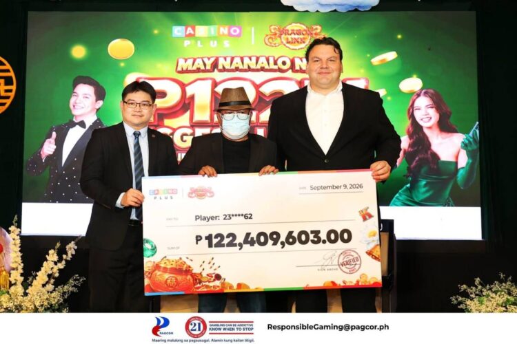 Casino Plus awards “biggest verified jackpot” in Philippine online slot machine history