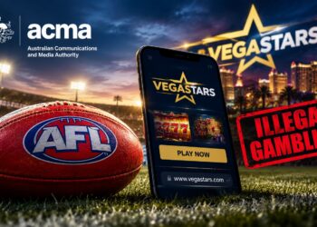 Former AFL footballers warned by the ACMA for promoting illegal gambling site