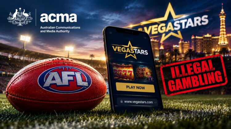 Former AFL footballers warned by the ACMA for promoting illegal gambling site